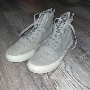 Vans- Hightop with Zipper in the Back. Great Condition!